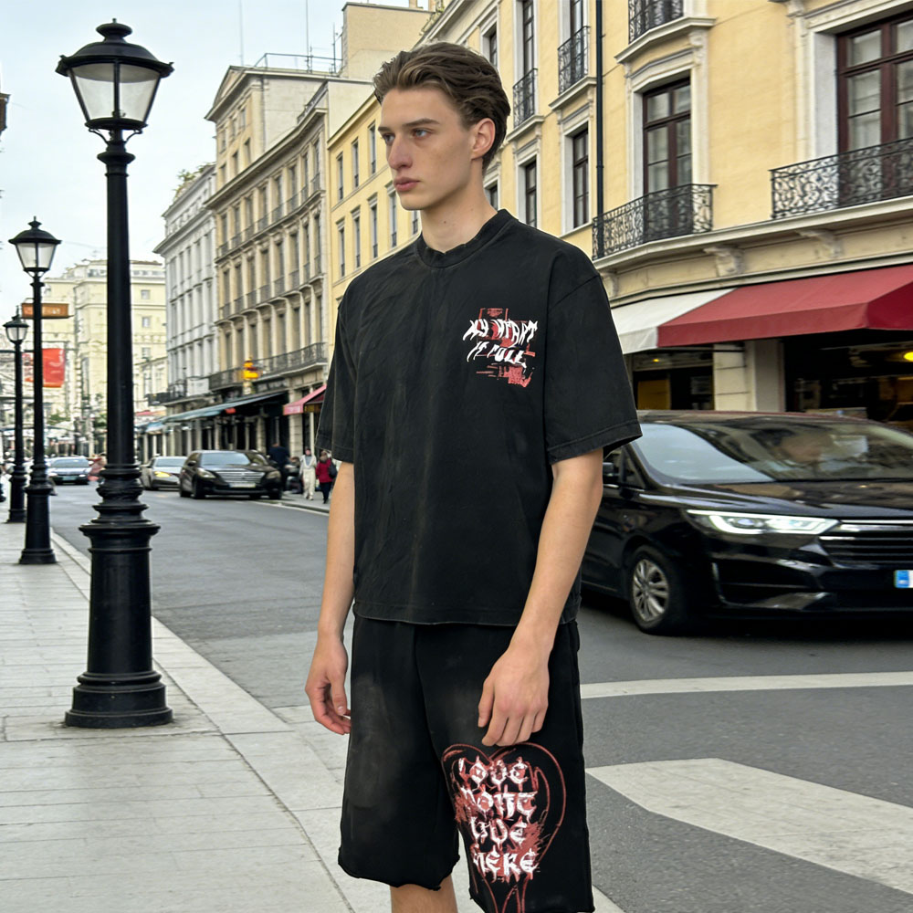 XH-Fashion Pure Cotton Men's T-Shirt with Print - Stylish and Comfortable Men Tracksuit Manufacturer