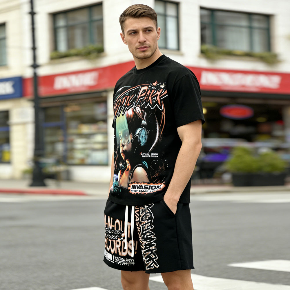 XH-Fashion Pure Cotton Men's T-Shirt with Print - Stylish and Comfortable Men Tracksuit Manufacturer